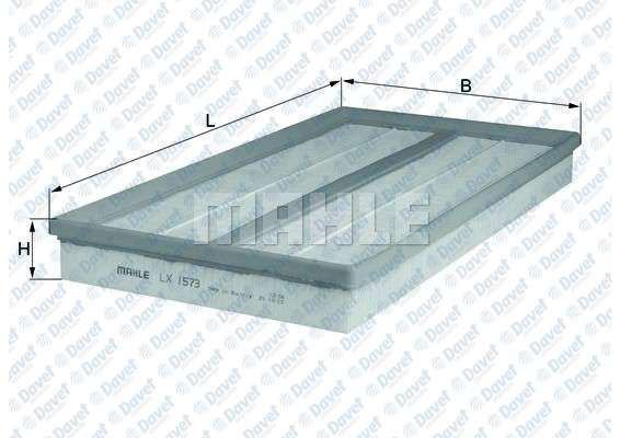 MAHLE LX1573 Hava Filtresi Vito Ii-Viano 03->  ####